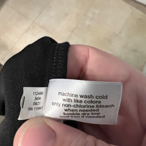 Lane Bryant Black belted wide leg Jumpsuit - Picture 3 of 4